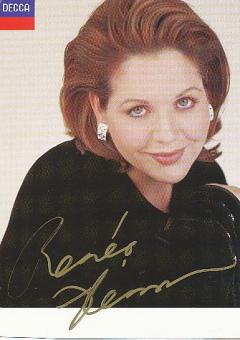 Renee Fleming  USA   Oper Klassik Musik Autogrammkarte original signiert 