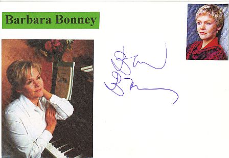 Barbara Bonney  USA  Oper  Klassik Musik Autogramm Karte original signiert 