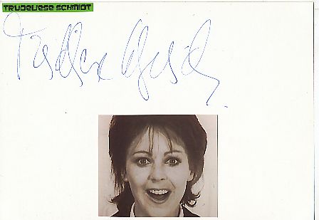 Trudeliese Schmidt † 2004  Oper  Klassik Musik Autogramm Karte original signiert 