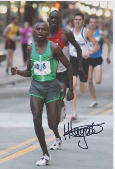 Lagat Haron  Kenia   Leichtathletik Autogramm Foto original signiert 