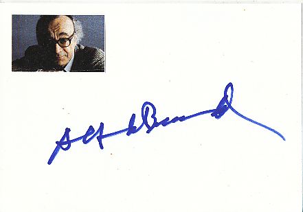 Alfred Brendel  Österreich Pianist  Klassik Musik Autogramm Karte original signiert 