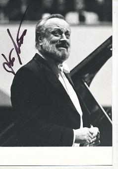 Kurt Masur † 2015  Dirigent  Klassik Musik Autogrammkarte original signiert 