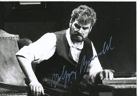 Wolfgang Brendel  Oper  Klassik Musik Autogramm Foto original signiert 