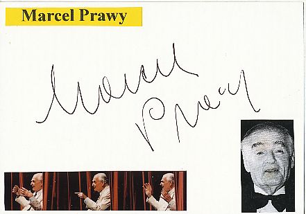 Marcel Prawy † 2003  Dramaturg  Oper  Klassik Musik Autogramm Karte original signiert 