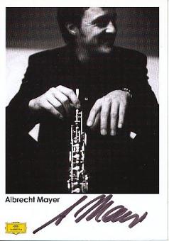 Albrecht Mayer  Oboist  Klassik Musik Autogrammkarte original signiert 