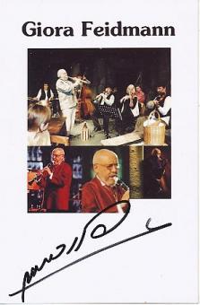 Giro Feidman  Argentinien  Klarinettist  Klassik Musik Autogramm Foto original signiert 