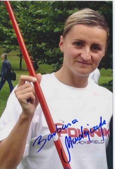 Barbara Madejczyk  Polen  Leichtathletik Autogramm Foto original signiert 