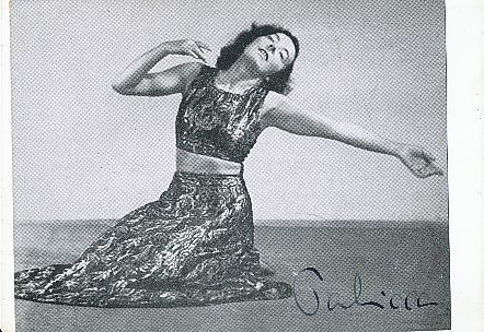Gret Palucca † 1993  Ballett  Tänzerin Autogrammkarte original signiert 