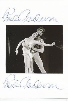 2  x  Reid Anderson  Kanada Ballett Tänzer Autogramm Karte original signiert 