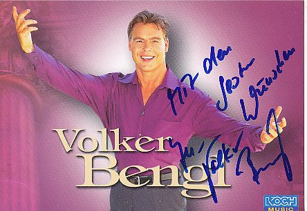Volker Bengl  Oper  Musik Klassik Autogrammkarte original signiert 