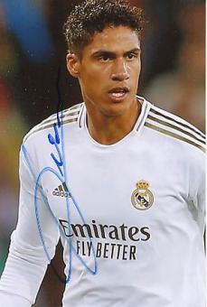 Raphael Varane   Real Madrid  Fußball Autogramm Foto original signiert 