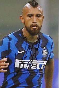 Arturo Vidal  Inter Mailand  Fußball Autogramm Foto original signiert 