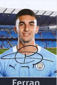 Ferran Torres  Manchester City  Fußball Autogramm Foto original signiert 