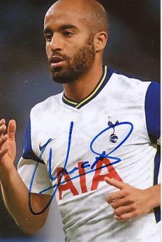 Luca Moura  Tottenham Hotspur  Fußball Autogramm Foto original signiert 