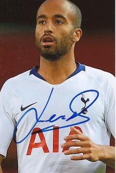 Luca Moura  Tottenham Hotspur  Fußball Autogramm Foto original signiert 