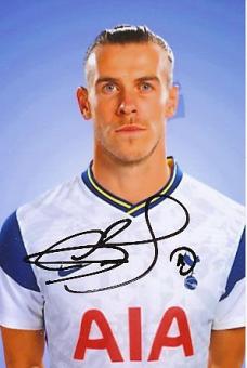 Gareth Bale  Tottenham Hotspur  Fußball Autogramm Foto original signiert 