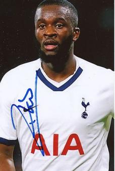 Tanguy Ndombele  Tottenham Hotspur  Fußball Autogramm Foto original signiert 