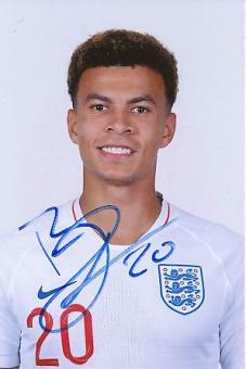 Alli Dele  England  Fußball Autogramm Foto original signiert 