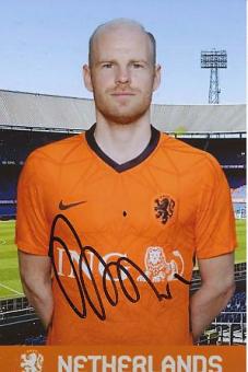 Davy Klaassen Holland Fußball Autogramm Foto original signiert 