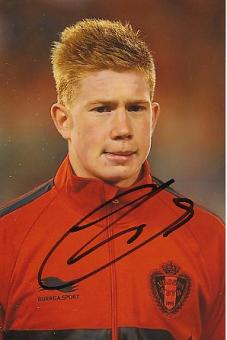 Kevin De Bruyne  Belgien  Fußball Autogramm Foto original signiert 