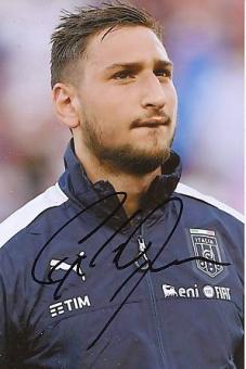 Gianluigi Donnarumma  Italien Europameister EM 2020  Fußball Autogramm Foto original signiert 