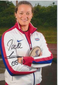 Jade Lally  Großbritanien  Leichtathletik Autogramm Foto original signiert 