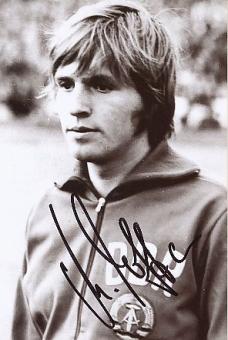 Martin Hoffmann  DDR WM 1974 Fußball Autogramm Foto original signiert 