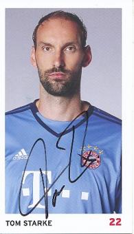 Tom Starke   2015/2016  FC Bayern München  Fußball Autogrammkarte original signiert 