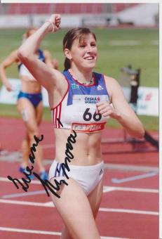 Zuzana Hejnova  Tschechien  Leichtathletik Autogramm Foto original signiert 