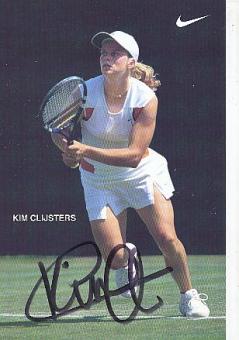 Kim Clijsters  Belgien  Tennis  Autogrammkarte  original signiert 