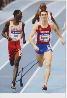 Dmitriy Bogdanov & Yusuf Kamel  Leichtathletik Autogramm Foto original signiert 