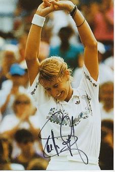 Steffi Graf   Autogramm Tennis  Foto original signiert 