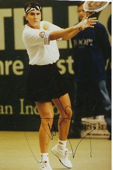 Conchita Martinez  Spanien  Tennis Autogramm Foto original signiert 