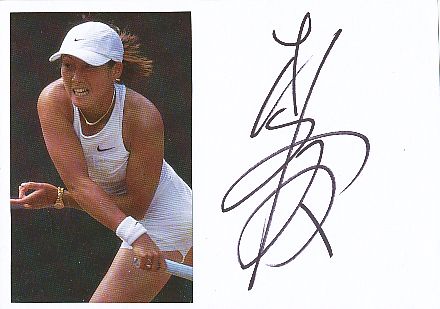 Ai Sugiyama  Japan  Tennis Autogramm Karte original signiert 