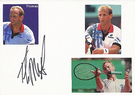 Thomas Muster  Österreich  Tennis Autogramm Karte original signiert 