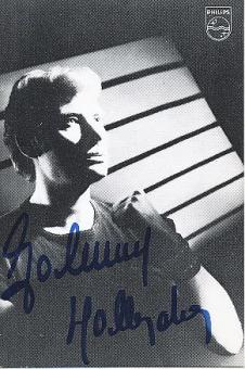 Johnny Hallyday † 2017  Frankreich  Musik Autogrammkarte original signiert 