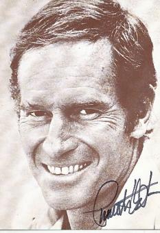 Charlton Heston † 2008  USA  Film + TV Autogrammkarte original signiert 