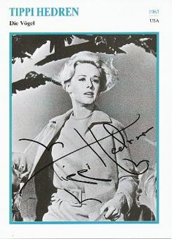 Tippi Hedren  USA  Film + TV Autogrammkarte original signiert 