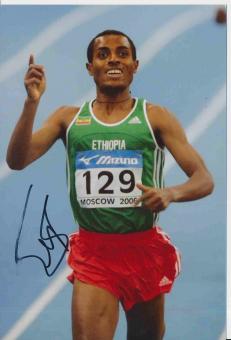 Tariku Bekele  Äthiopien  Leichtathletik Autogramm Foto original signiert 