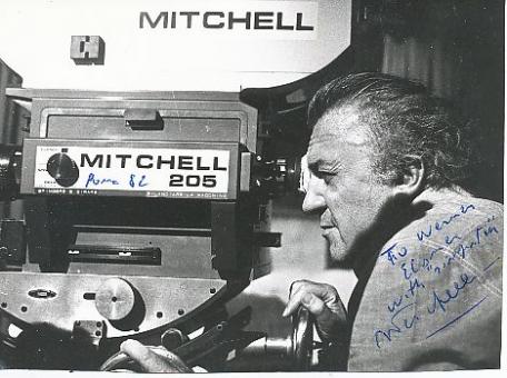 Federico Fellini † 1993  Regisseur  Film + TV Autogramm Foto original signiert 