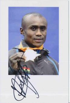 Ignisious Gaisah  Ghana  Leichtathletik Autogramm Foto original signiert 