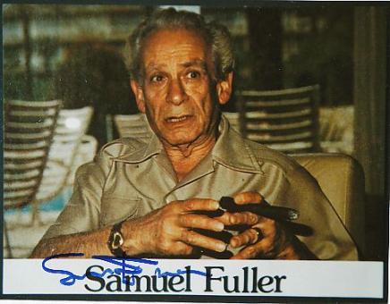 Samuel Fuller † 1997  USA  Film + TV Autogramm Foto original signiert 