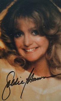 Goldie Hawn  USA  Film + TV Autogramm Foto original signiert 