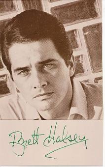 Brett Halsey  USA  Film + TV Autogramm Foto original signiert 