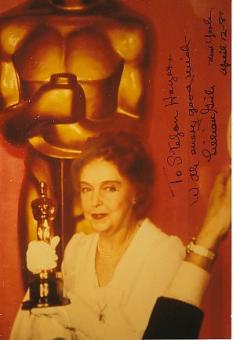 Lillian Gish † 1993  Film + TV Autogramm Foto original signiert 