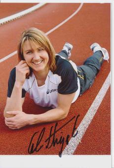 Carolin Hingst  Deutschland  Leichtathletik Autogramm Foto original signiert 