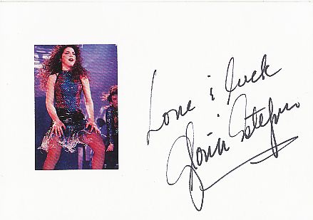 Gloria Estefan  Musik  Autogramm Karte original signiert 