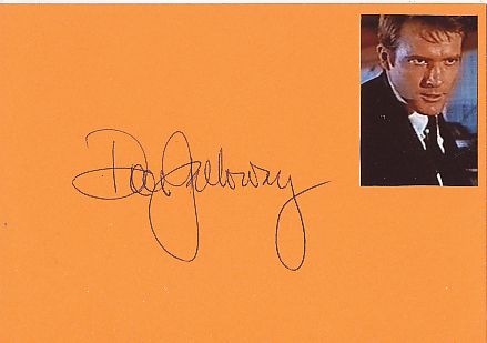 Don Galloway † 2009  USA  Film & TV Autogramm Karte original signiert 
