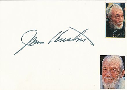 John Huston † 2012  USA  Regisseur  Film & TV Autogramm Karte original signiert 