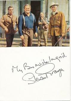 Stewart Granger † 1993  USA  Film & TV Autogramm Karte original signiert 
